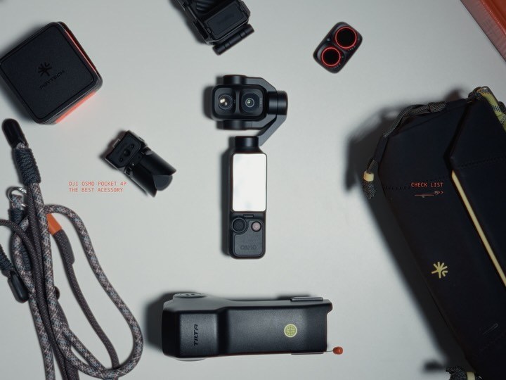 Os melhores acessórios pra você usar usar na sua OSMO POCKET 4P / 4/ 3 . Comenta POCKET que te mando a lista de produtos com o link de cada item. #dji #pocket4P #pgytech #smallrig